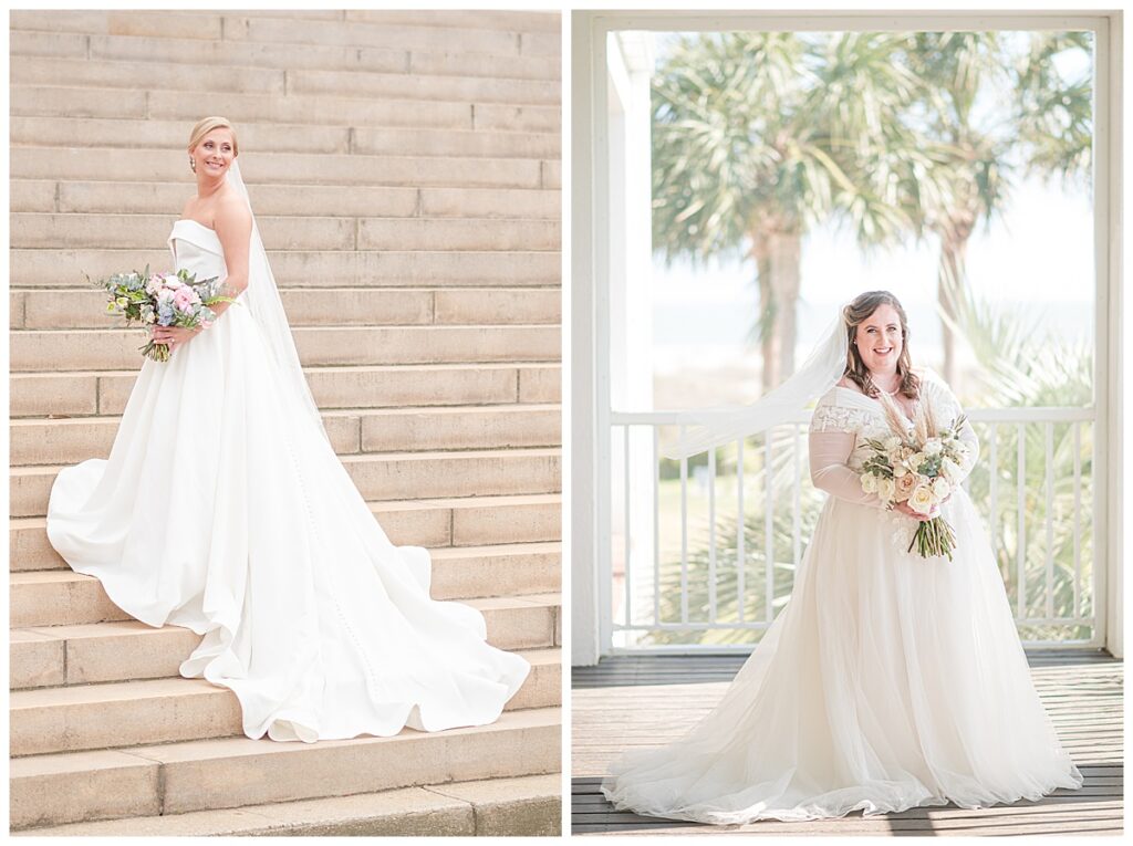 bridal portrait downtown greenville and charleston